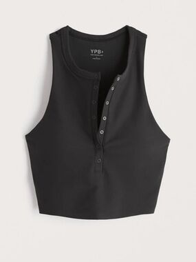 YPB Abercrombie Plunge Henley Slim Tank